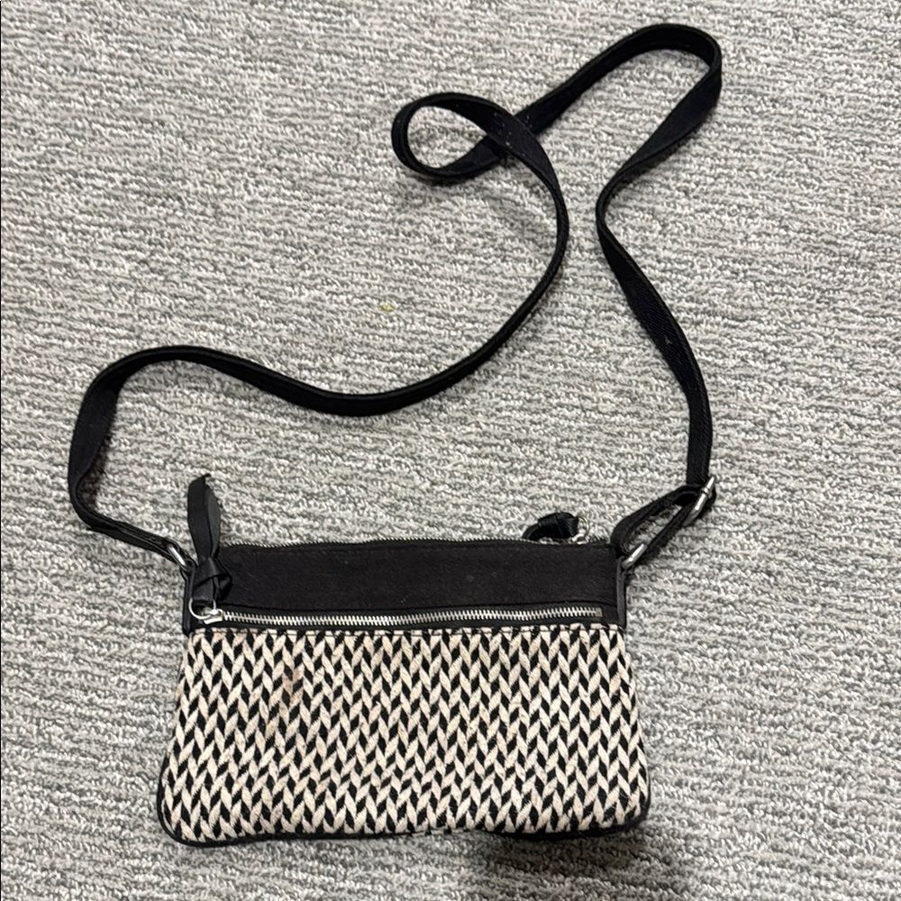 Toms Stylish Black and White Women's Bag